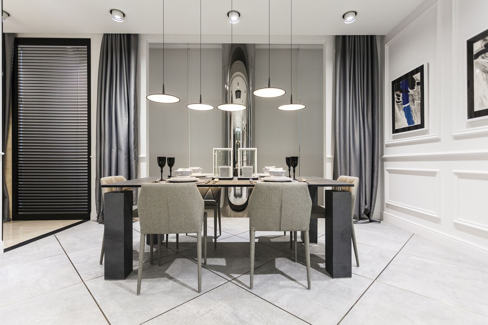płytki kamiennopodobne salon