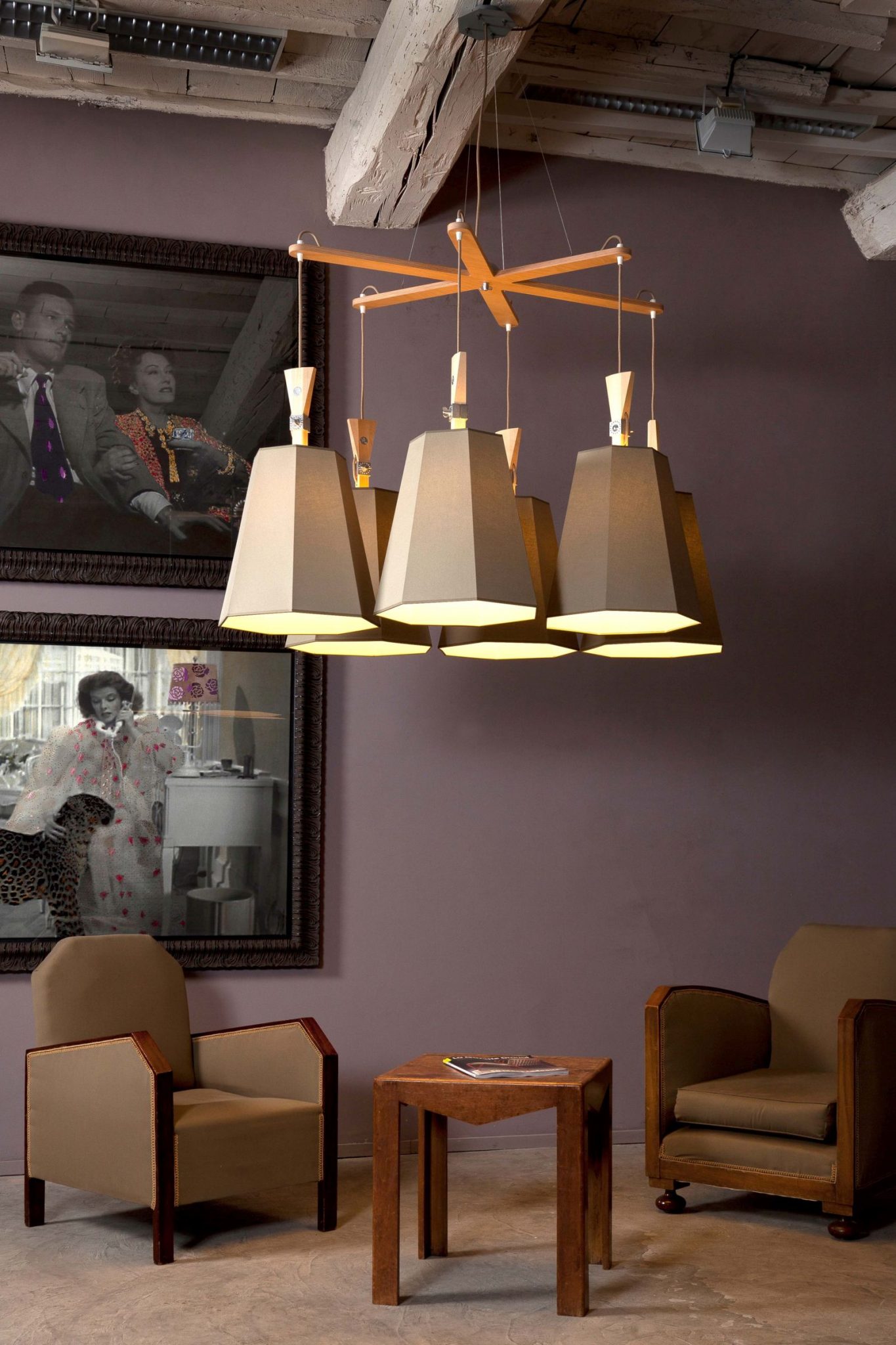 wisząca lampa salon