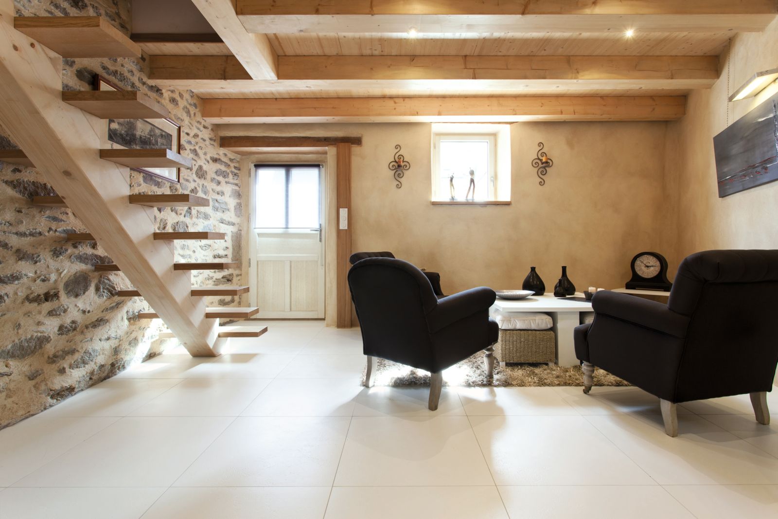 płytki kamiennopodobne salon