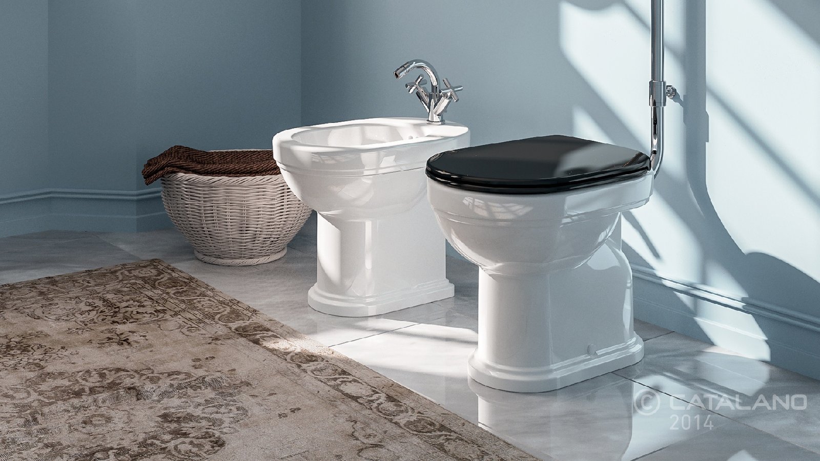 toaleta bidet styl barokowy