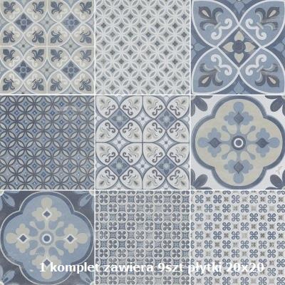 HOY BLUE Płytka gresowa 20x20 mat