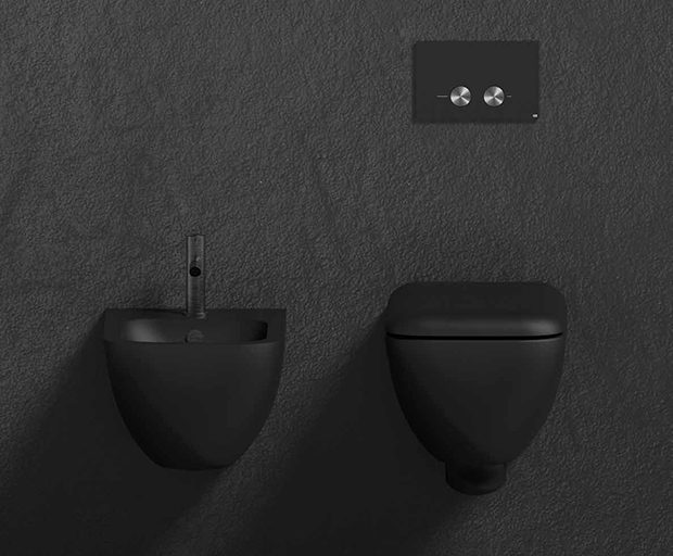 czarny bidet