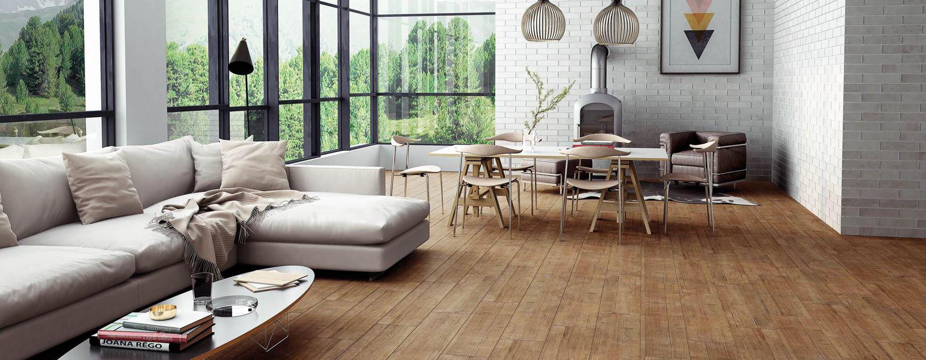 panele winylowe w salonie