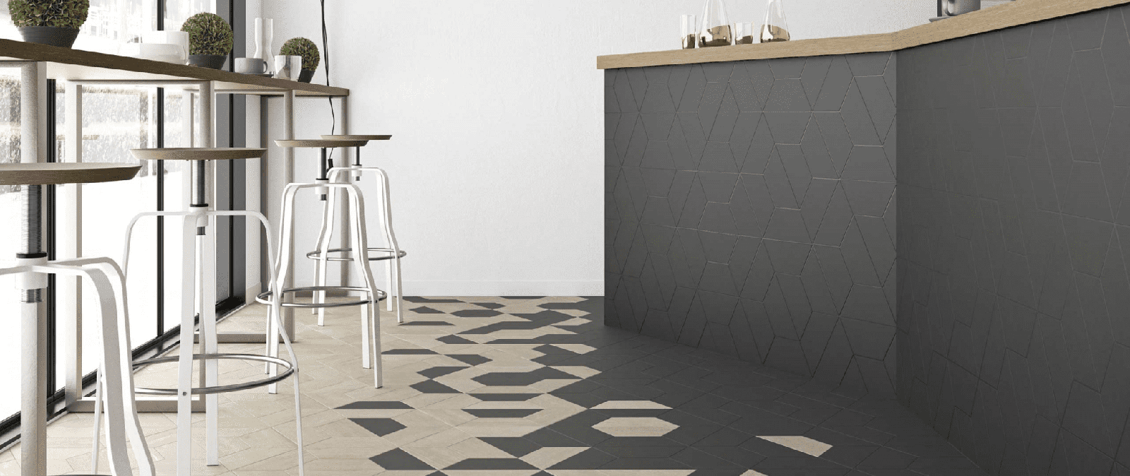 60° Trapezium WOW — płytki dekoracyjne