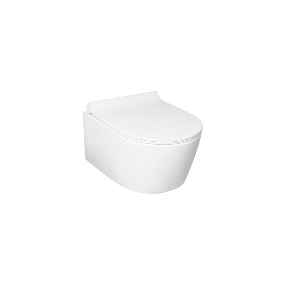 bezrantowa miska WC z deską wolnoopadającą
