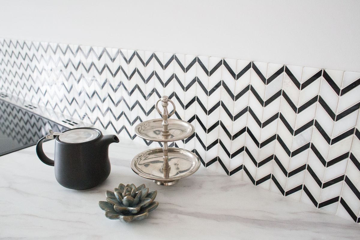 Pure White Chevron