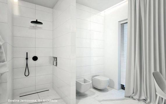 TRIPLE BLANCO Płytka ceramiczna 30x90 połysk