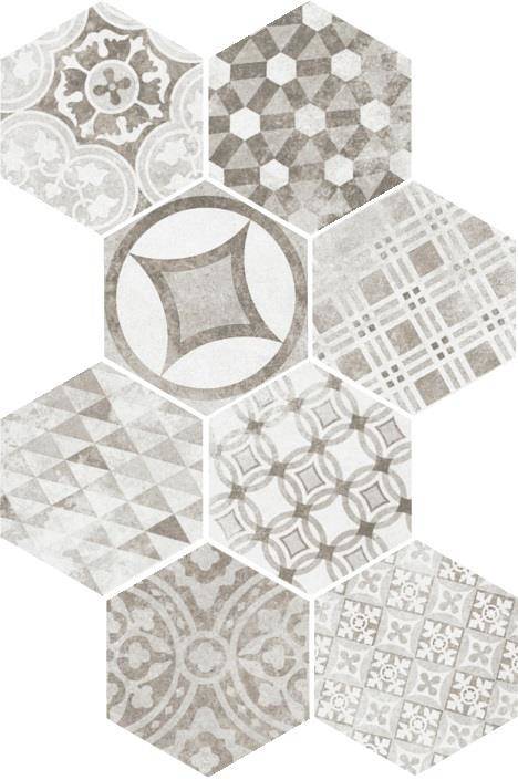 CEMENT GARDEN GREY Płytka gresowa 17.5x20 szara mat