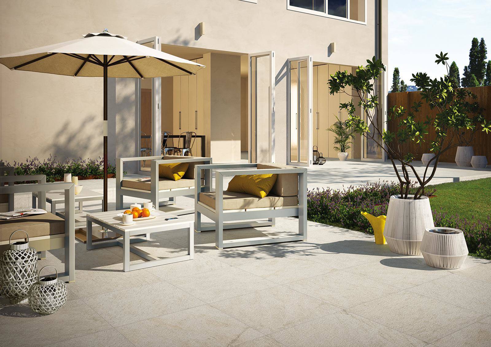 MULTIQUARTZ20 WHITE Płytka gresowa 60x60 2 cm mat