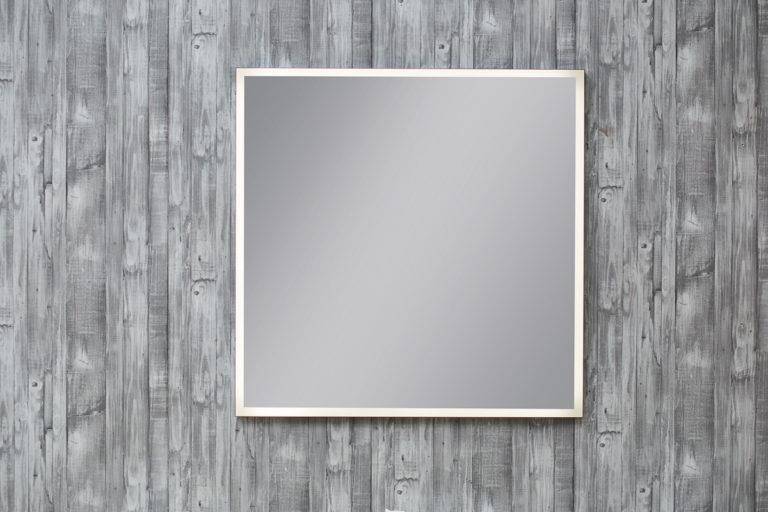 EVO BLACK Lustro wiszące z podświetleniem 90x100 czarne