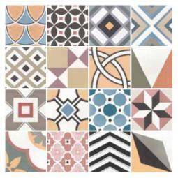 CAPRICE DECO COLOURS Płytka gresowa 20x20 patchwork
