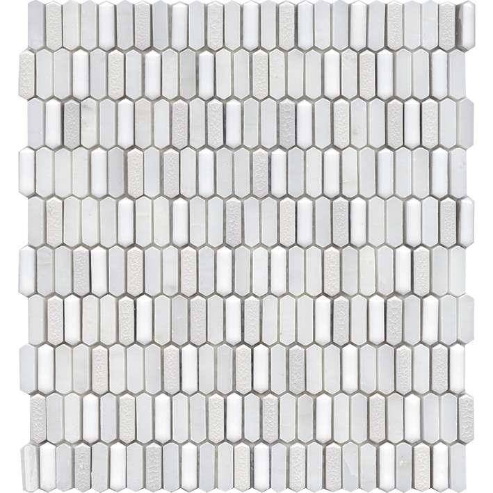 SAVOYA WHITE Mozaika szklana 29.7x32.2 mat