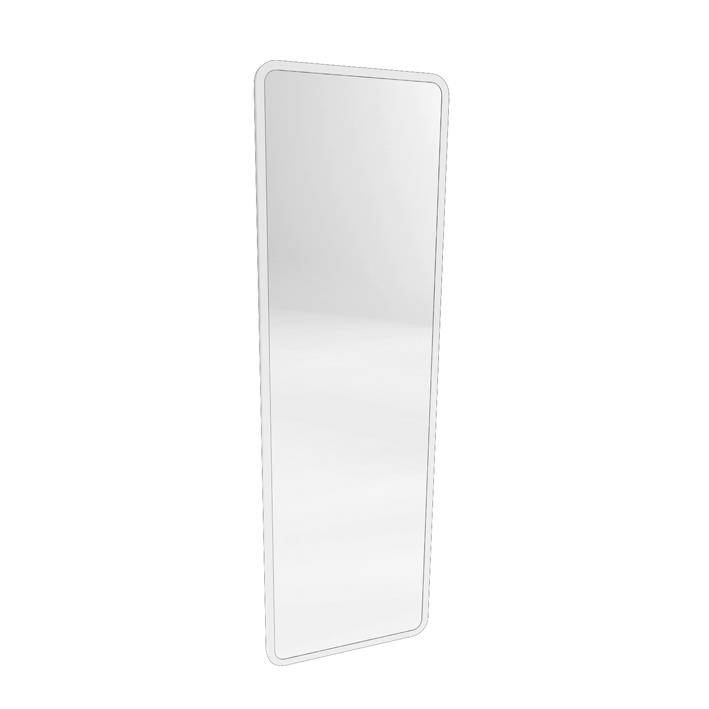LOUNGE Lustro z biała drewnianą ramą 50x160