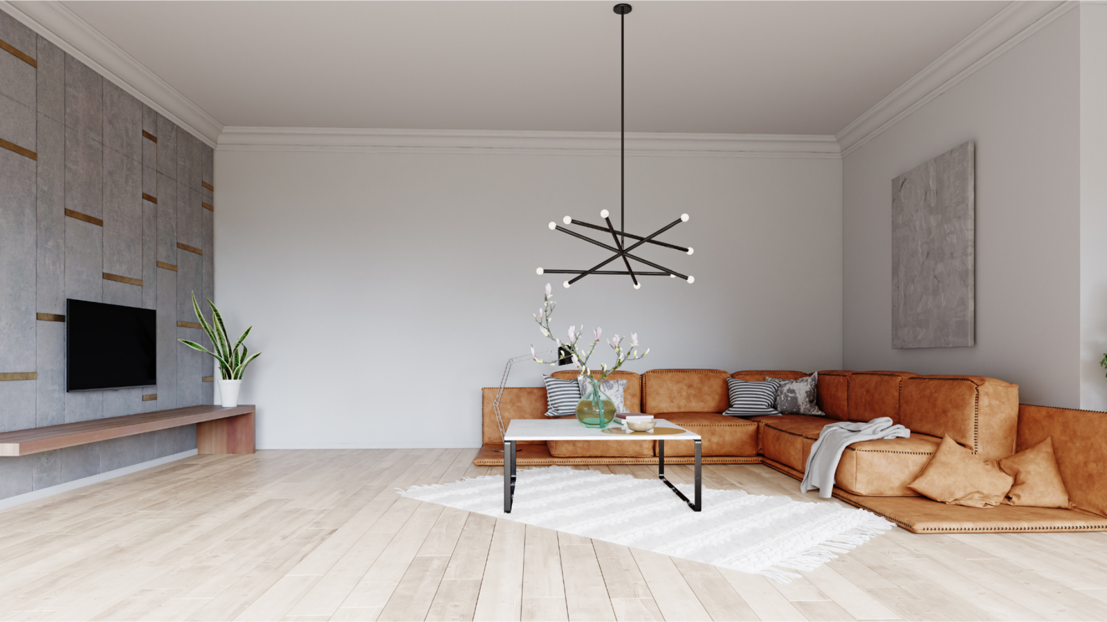 Minimalistyczny salon - kluczowe elementy