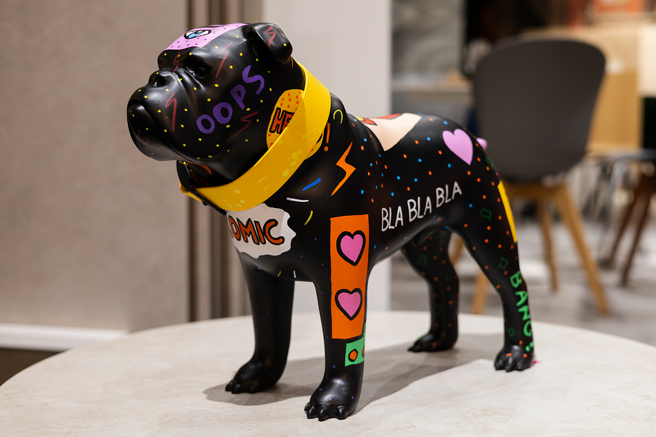 figurka bull dog