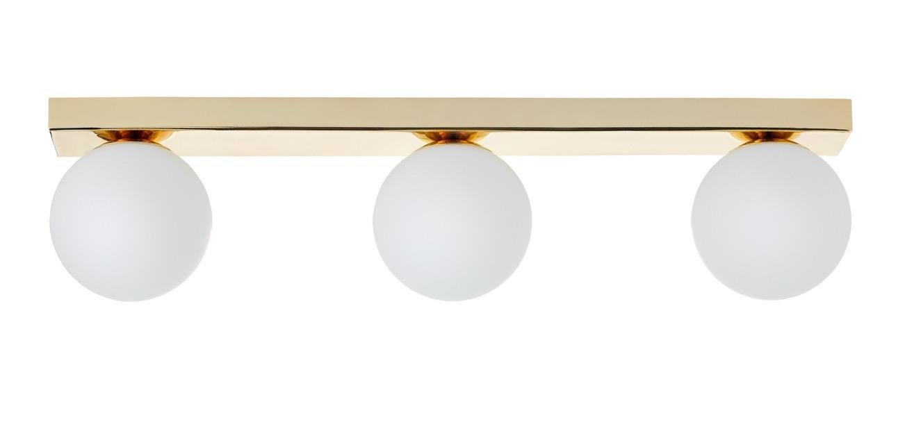 MIJA Kinkiet biało/złoty 3X9W LED