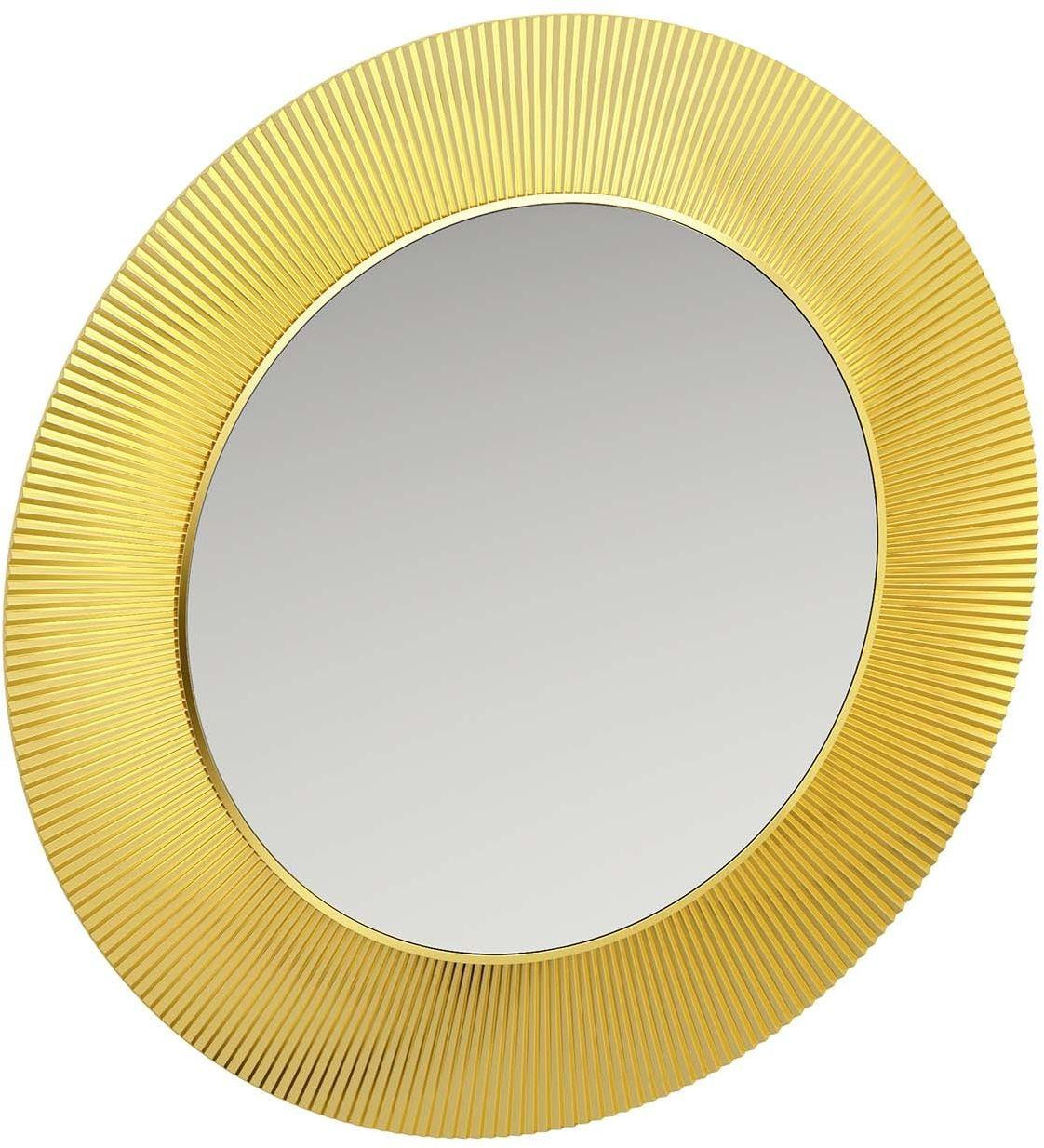 KARTELL BY LAUFEN Lustro o średnicy 78 cm złote