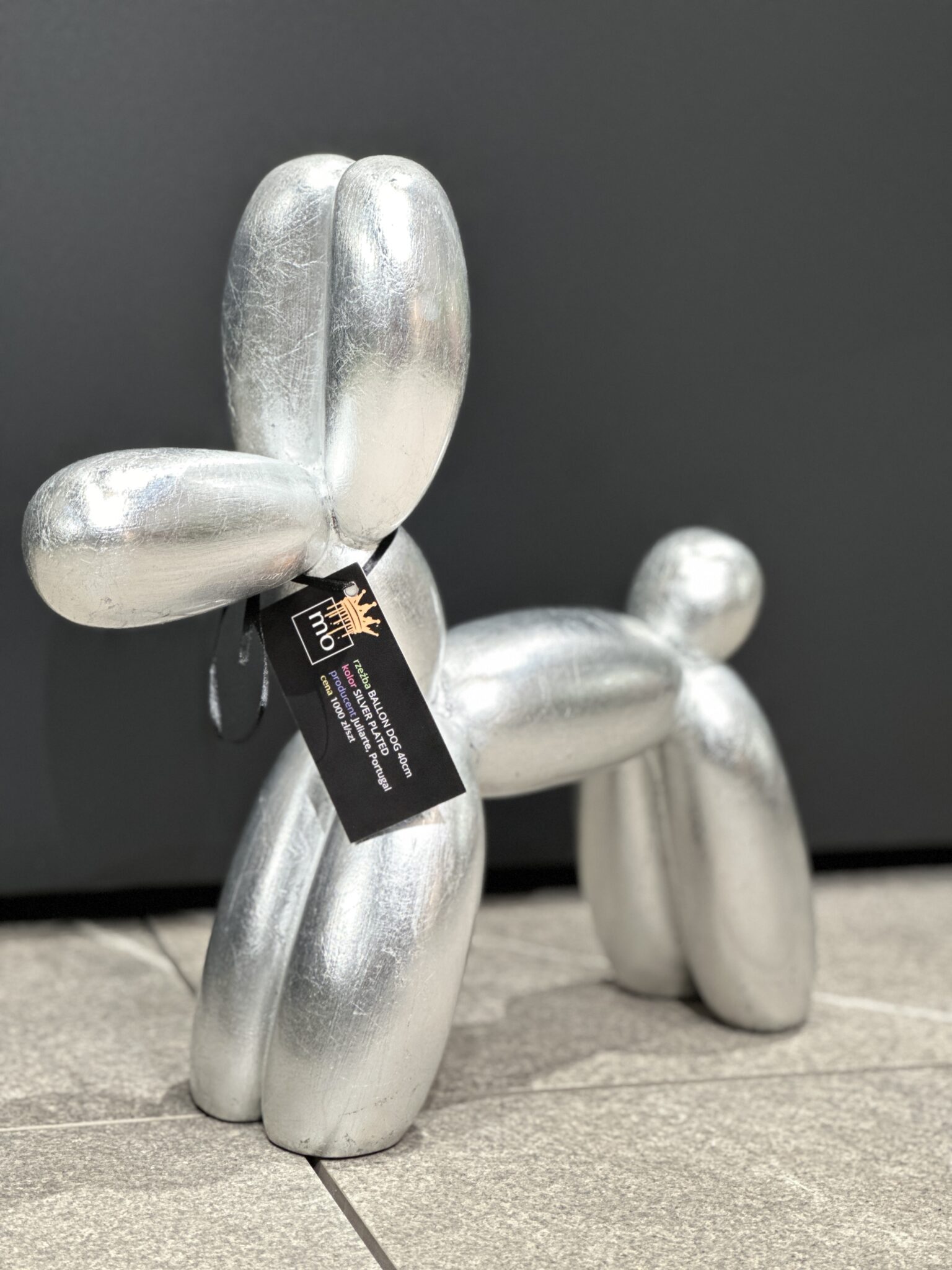Baloon Dog Silver Plated Juliarte