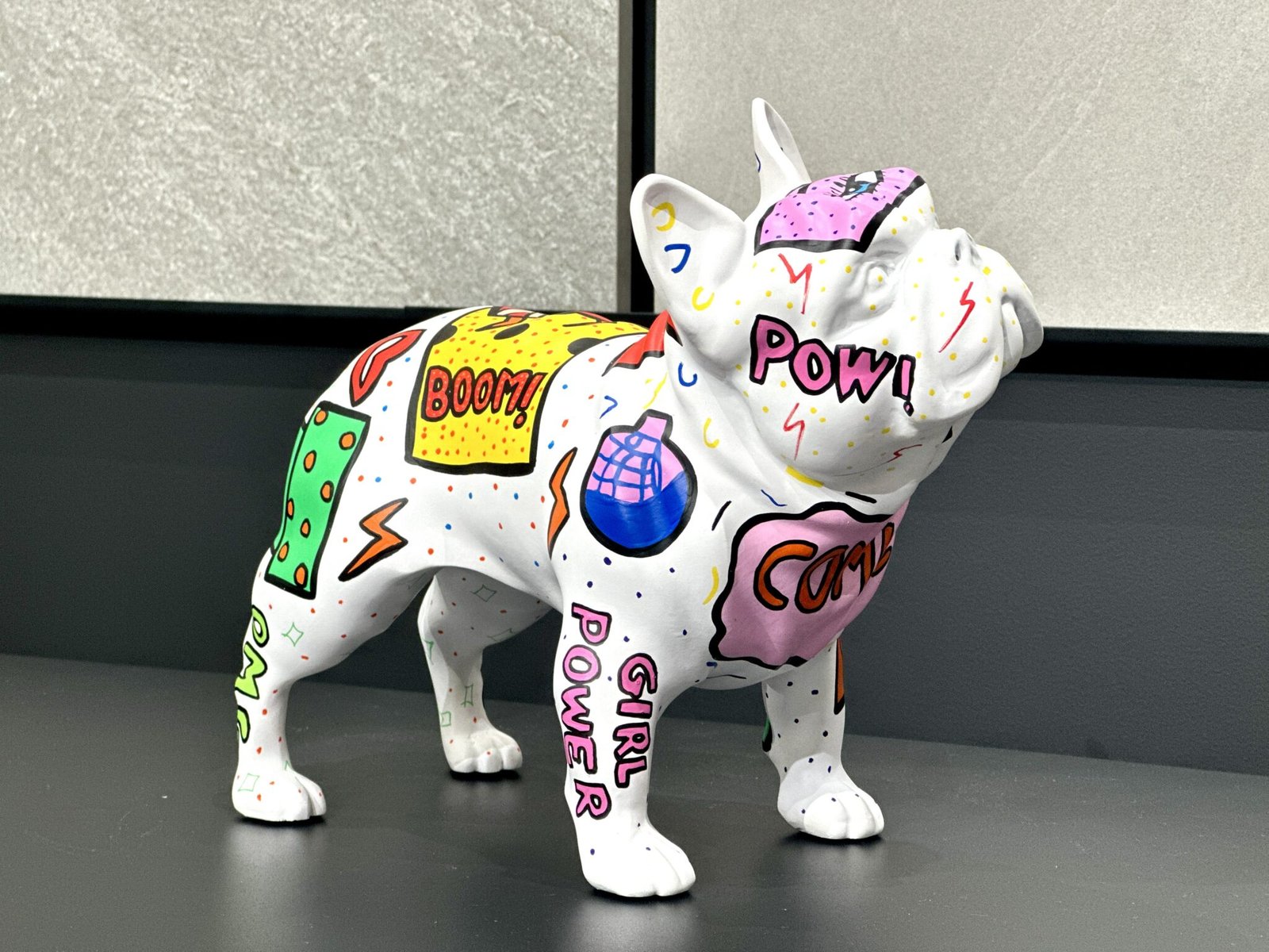 French Buldog White Pat Juliarte